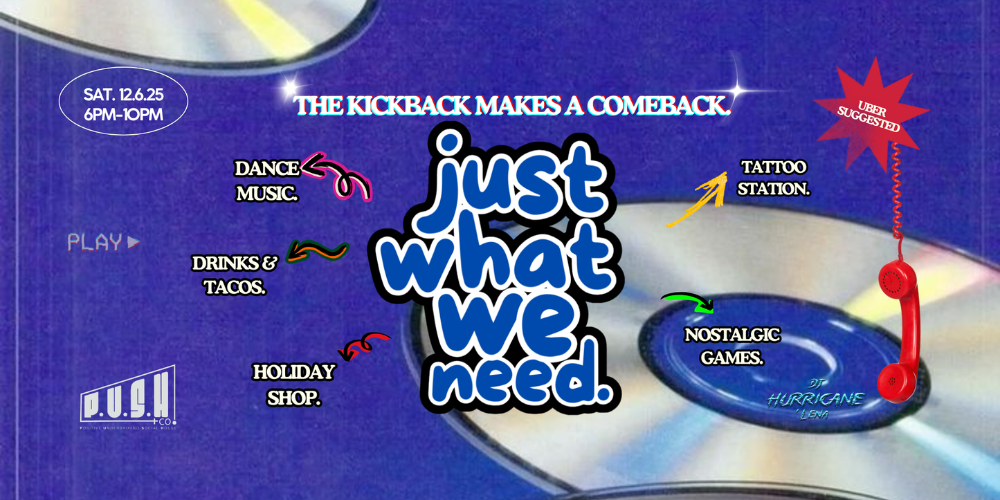 JUST WHAT WE NEED. Ticket